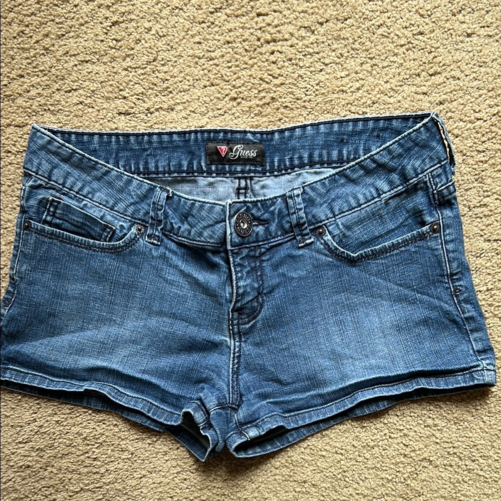 GUESS Women's Blue Denim Shorts